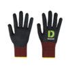 Diamond Comfort, Cut Resistant Gloves, Black, EN388: 2016, 4, X, 4, 2, D, Nitrile Foam Fully Coated Except Cuff, Dyneema®, Size 9 thumbnail-0