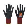 Diamond Black Skin, Cut Resistant Gloves, Black, EN388: 2016, 4, X, 4, 2, B, Nitrile Foam Fully Coated Coated Except Cuff, Dyneema®, Size 10 thumbnail-0