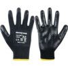 2232233 Polytril Mix Mechanical Hazard Gloves, Black, Cotton/Polyamide Liner, Nitrile Coating, EN388: 2016, 4, 1, 3, 2, X, Size 9 thumbnail-0