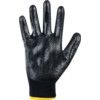 2232233 Polytril Mix Mechanical Hazard Gloves, Black, Cotton/Polyamide Liner, Nitrile Coating, EN388: 2016, 4, 1, 3, 2, X, Size 9 thumbnail-2