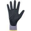 2332663 Polytril™ Flex, General Handling Gloves, Black/Grey, Nitrile Coating, Polyamide Liner, Size 8 thumbnail-2