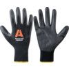 2132251 Vertigo Check & Go, General Handling Gloves, Black, Polyurethane Coating, Polyamide Liner, Size 10 thumbnail-0