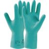Camatril 730, Chemical Resistant Gloves, Green, Nitrile, Cotton Flocked Liner, Size 9, Pack of 10 thumbnail-0