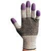 KleenGuard G60, Cut Resistant Gloves, Purple, Nitrile Dotted Both Side, HPPE Liner, EN388: 2016, 4, X, 4, 1, B, Size 7 thumbnail-1