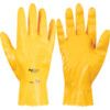 Titan 375 Mechanical Hazard Gloves, Yellow, Cotton Liner, Nitrile Coating, EN388: 2016, 3, 1, 1, 1, X, Size 8 thumbnail-0