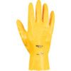 Titan 375 Mechanical Hazard Gloves, Yellow, Cotton Liner, Nitrile Coating, EN388: 2016, 3, 1, 1, 1, X, Size 8 thumbnail-1
