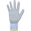 Krytech, Cut Resistant Gloves, Blue/Grey, EN388: 2016, 4, X, 4, 3, D, PU Palm, HDPE Liner, Size 6 thumbnail-2