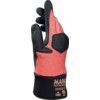 Krotech, Mechanical Hazard Gloves, Black/Red, HDPE/Textile Liner, Nitrile Coated Palm & Knuckles, EN388: 2016, 4, X, 4, 3, D, Size 8 thumbnail-0