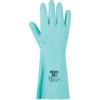 Stansolv 381, Chemical Resistant Gloves, Green, Nitrile, Cotton Liner, Size 8 thumbnail-1