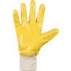 N230Y Nitrotough Mechanical Hazard Gloves, Yellow, Cotton Liner, Nitrile Coating, EN388: 2016, 4, 1, 1, 1, A, Size 10 thumbnail-2