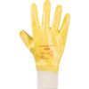 N250Y Nitrotough Mechanical Hazard Gloves, Yellow, Cotton Liner, Nitrile Coating, EN388: 2016, 4, 1, 1, 1, A, Size 9 thumbnail-1