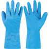 Nitri-Tech III® Lite, Chemical Resistant Gloves, Blue, Rubber, Size S thumbnail-0