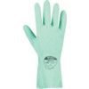 327 Optima, Chemical Resistant Gloves, Green, Rubber, Cotton Flocked Liner, Size 10 thumbnail-1