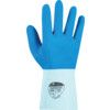 8504 Taskmaster, Chemical Resistant Gauntlet, Blue, Latex, Interlock Cotton Liner, Size 10 thumbnail-1