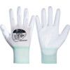 8804 Polyflex® Mechanical Hazard Gloves, White, Nylon Liner, Polyurethane Coating, EN388: 2016, 4, 1, 3, 1, X, Size 10 thumbnail-0