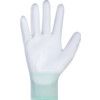 8804 Polyflex® Mechanical Hazard Gloves, White, Nylon Liner, Polyurethane Coating, EN388: 2016, 4, 1, 3, 1, X, Size 10 thumbnail-2