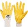 9313 Nitron Lite Mechanical Hazard Gloves, White/Yellow, Cotton Liner, Nitrile Coating, EN388: 2003, 4, 1, 1, 1, Size 10 thumbnail-0