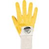 9313 Nitron Lite Mechanical Hazard Gloves, White/Yellow, Cotton Liner, Nitrile Coating, EN388: 2003, 4, 1, 1, 1, Size 10 thumbnail-1