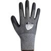 Martix®, Cut Resistant Gloves, PU Palm Coated, Seamless Knit Liner, EN388: 2016, 4, X, 4, 3, C, Grey/Black, Size 6 thumbnail-1