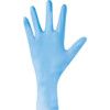 Bodyguard Disposable Gloves, Blue, Nitrile, 4.7mil Thickness, Powder Free, Size L, Pack of 100 thumbnail-2