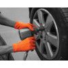 Finite GL2002 Disposable Gloves, Orange, Nitrile, 9.9mil Thickness, Powder Free, Size M, Pack of 100 thumbnail-1