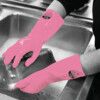 SHIELD 2 HOUSEHOLD RUBBER GLOVES PINK (XL) thumbnail-0