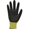 Matrix, Cut Resistant Gloves, Black/Green, PU Palm, Glass Fibre/Knitted Liner, EN388: 2016, 4, X, 4, 3, C, Size 9 thumbnail-1