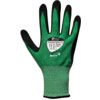Polyflex®, Cut Resistant Gloves, Green, EN388: 2016, 4, X, 4, 3, C, Nitrile Palm & Finger Tips, Knitted Liner, Size 11 thumbnail-0
