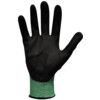 Polyflex®, Cut Resistant Gloves, Green, EN388: 2016, 4, X, 4, 3, C, Nitrile Palm & Finger Tips, Knitted Liner, Size 11 thumbnail-1