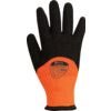 RHD Reflex, Cold Resistant Gloves, Black/Orange, Thermal Yarn Liner, Latex Coating, Size 8 thumbnail-0