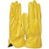 DR200 Daytona™, General Handling Gloves, Yellow, Leather Coating, Fleece Liner, Size 8 thumbnail-0