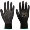 A120 PU PALM GLOVE BLACK SIZE 7/S thumbnail-0