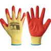 A150 Mechanical Hazard Gloves, Orange/Yellow, Cotton/Polyester Liner, Latex Coating, EN388: 2003, 2, 1, 2, 1, Size XL thumbnail-0