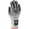 Cut Resistant Gloves, Nitrile Coated, Grey, Size 8 thumbnail-0