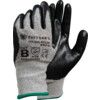 Cut Resistant Gloves, Black, EN388: 2016, 4, X, 4, 2, B, Nitrile Foam Palm, HPPE Liner, Size 9 thumbnail-0