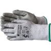 Cut Resistant Gloves, Grey, PU Palm, HPPE Liner, EN388: 2016, 4, X, 4, 2, C, Size 7, Pack of 12 thumbnail-0