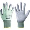 Cut Resistant Gloves, Green/Grey, EN388: 2003, 4, 5, 4, 3, PU Palm, HPPE Liner, Size 9 thumbnail-0