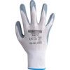 Tuffoam Mechanical Hazard Gloves, Grey/White, Nylon Liner, Nitrile Coating, EN388: 2016, 3, 1, 2, 1, X, Size 6 thumbnail-1