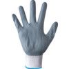 Tuffoam Mechanical Hazard Gloves, Grey/White, Nylon Liner, Nitrile Coating, EN388: 2016, 3, 1, 2, 1, X, Size 6 thumbnail-2