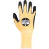 Achieve, Cut Resistant Gloves, Black/Orange, PU Palm, Nylon Liner,  EN388: 2016, 3, X, 4, 2, B, Size 9 thumbnail-1