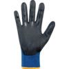 60050 Phynomic Mechanical Hazard Gloves, Black/Blue, Polyamide Liner, Aqua-Polymer Foam Coating, EN388: 2016, 3, 1, 3, 1, X, Size 7 thumbnail-2