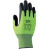 Cut Resistant Gloves, Grey/Lime Green, HPE Palm, Bamboo Liner, EN388: 2016, 4, X, 4, 2, C, Size 9 thumbnail-0