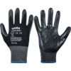 Unilite 6605 Mechanical Hazard Gloves, Black, Nylon Liner, Nitrile Coating, EN388: 2016, 4, 1, 2, 2, X, Size 6 thumbnail-0