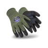 Cut Resistant Gloves, Green, Nitrile Palm & Finger Tips, Knitted Liner, EN388: 2016, 3, X, 4, 3, D, Size 9 thumbnail-0