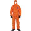 1500-OR Microgard Chemical Protective Coveralls, Disposable, Type 5/6, Orange, SMS Nonwoven Fabric, Zipper Closure, L thumbnail-0