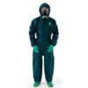 4000-GR Microchem Chemical Protective Coveralls, Disposable, Type 3/4/5, Green, MICROCHEM 4000, Zipper Closure, 6XL thumbnail-0