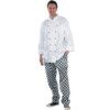 CCCTBLW Men's XX Large Black & White Chef Trousers thumbnail-0