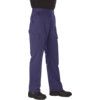 Classic, Cargo Trousers, Men, Navy Blue, Poly-Cotton, Waist 42", Leg 33", Long thumbnail-0