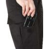 Cargo Trousers, Women, Black, Poly-Cotton, Waist 32", Leg 33", Long, Size 14 thumbnail-1