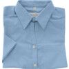 Oxford Shirt, Women, Pale Blue, Cotton/Polyester, Short Sleeve, Size 12 thumbnail-0